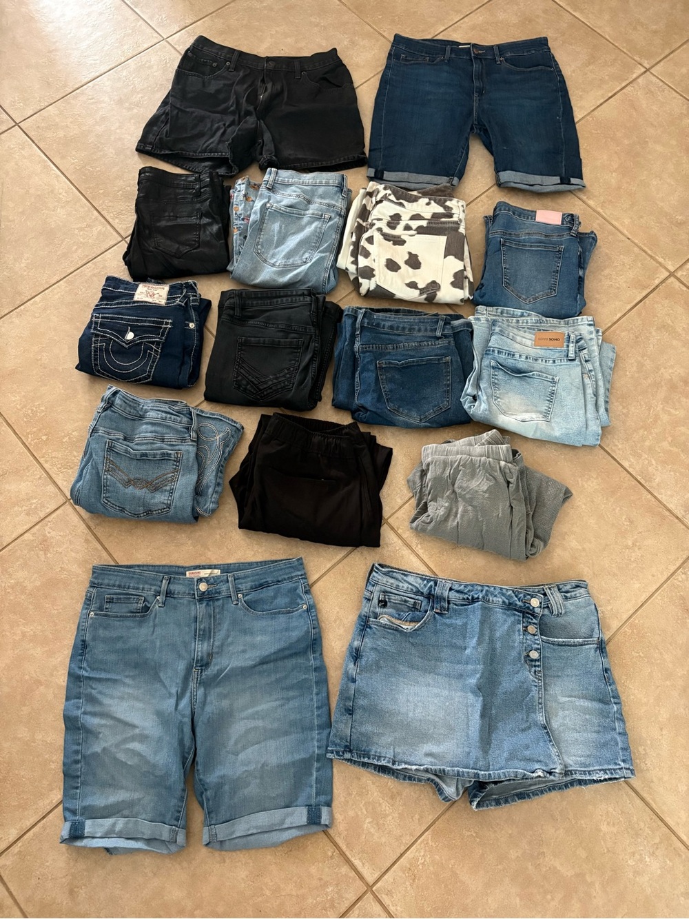 Denim/Pants/Shorts/Skort Bundle